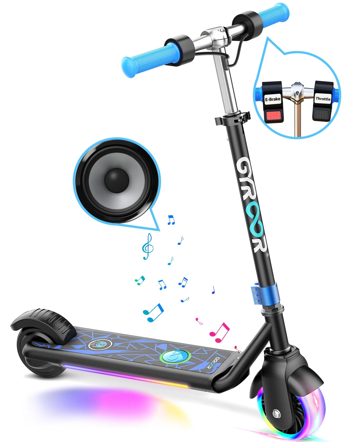 GYROOR H30 Max Kids Electric Scooter With LED Display
