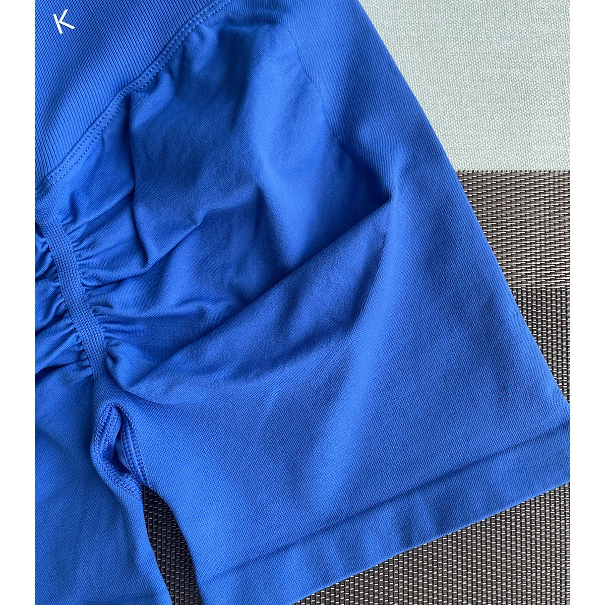 TKITK Seamless Women Yoga Shorts 2 Pack Soft Gym Running